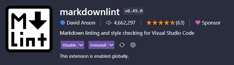markdownlint