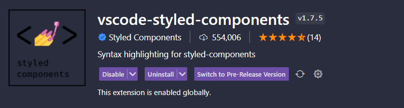 vscode-styled-components