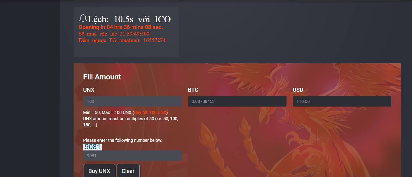 giao diện tool unix coin